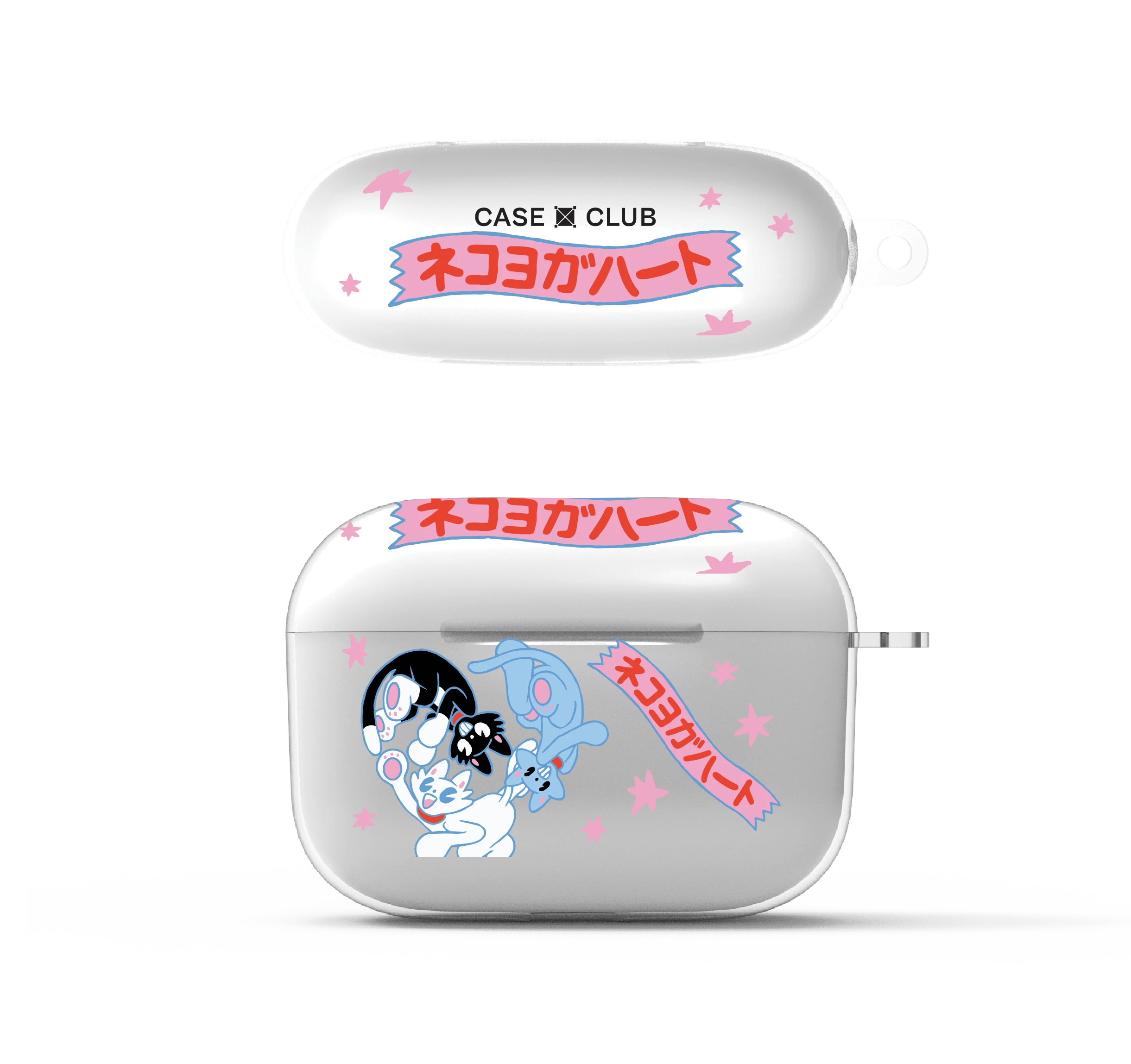 airpods pro 2 clear case neko triangle
